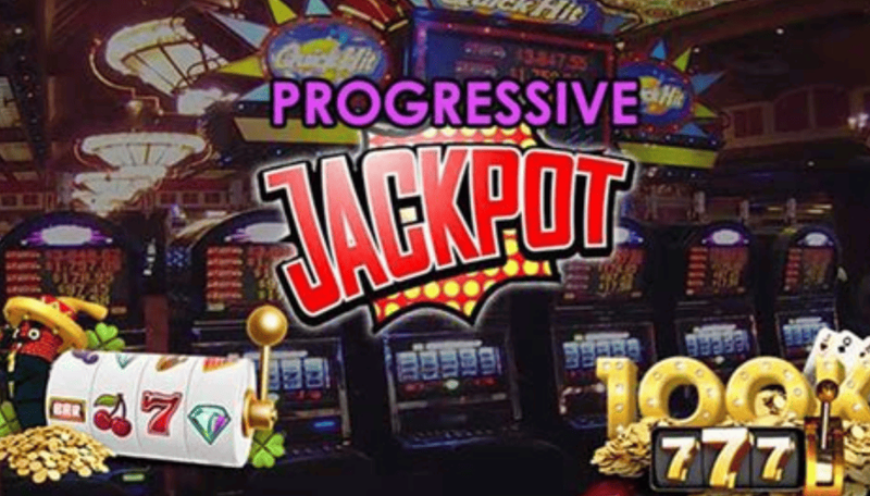 Progressive jackpot slot machine